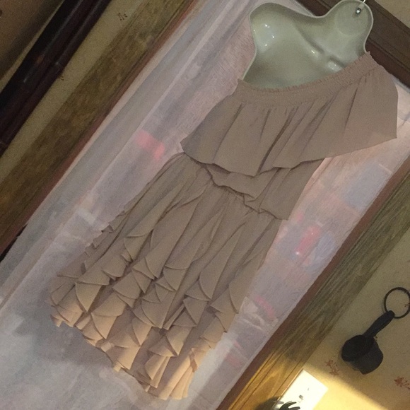 Jessica Simpson Layered Lace One Shoulder Dress - Picture 4 of 8